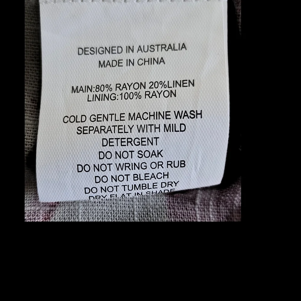 Label of Love Boho Maxi Skirt Small Linen Blend Elastic Waist - Picture 4 of 5
